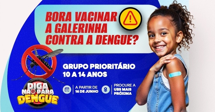 Jaciara inicia vacina��o contra a dengue para crian�as e adolescentes