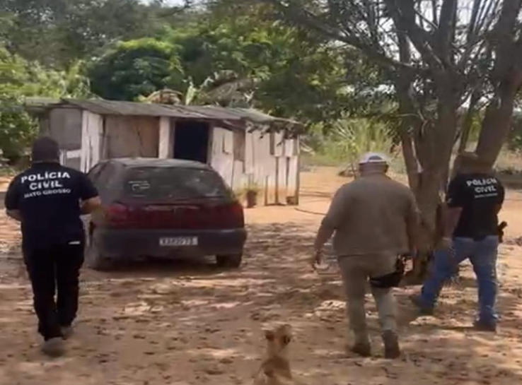 Pol�cia Civil fecha dep�sito de drogas de fac��o criminosa na zona rural de Ros�rio Oeste