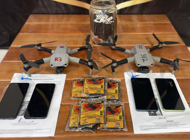 Pol�cia Penal j� abateu 25 drones que tentaram entrar em per�metro da Penitenci�ria de Rondon�polis