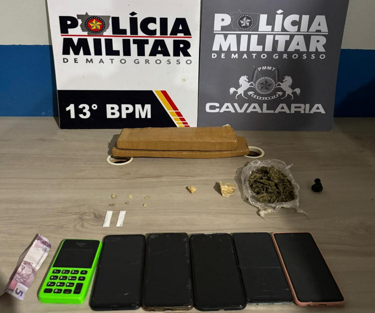 Bar usado como ponto de tr�fico � fechado e 12 s�o presos em Nova Mutum