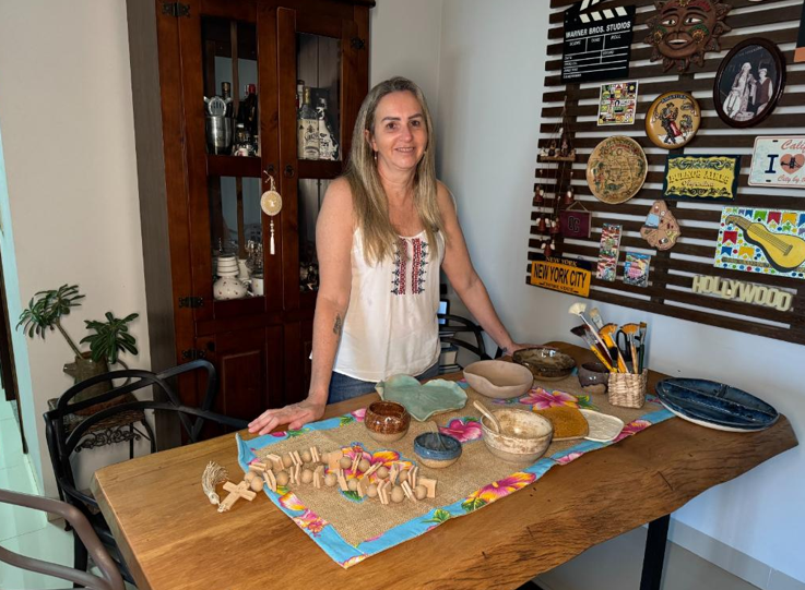 Empresria e artes de Sinop profissionalizou hobby com apoio da Desenvolve MT