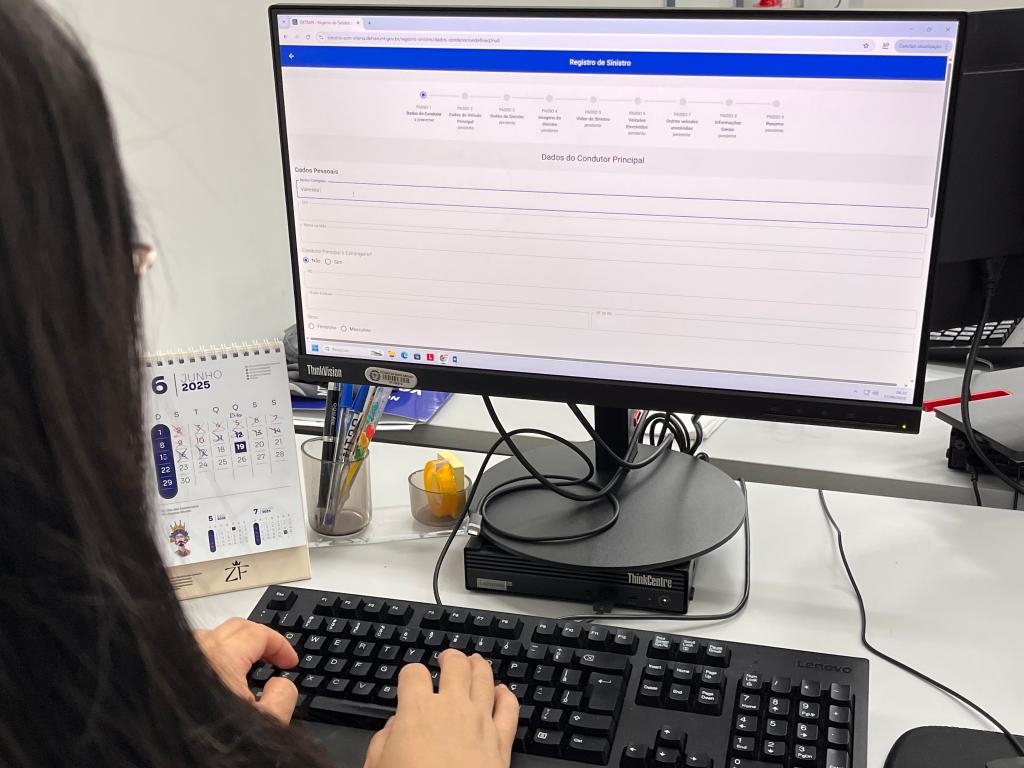 Detran lana portal para registro de sinistro de trnsito sem vtima