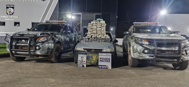For�as de seguran�a interceptam carga de supermaconha avaliada em R$ 183 mil em MT