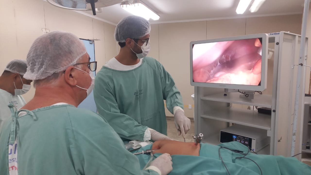 Pronto-Socorro realiza primeira videocirurgia com recursos pr�prios e marca novo ciclo da sa�de em Cuiab�