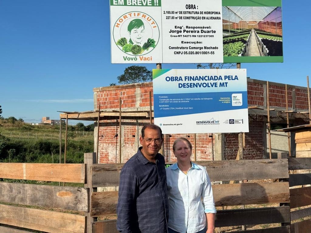 Cr�dito da Desenvolve MT viabiliza inova��o tecnol�gica com implanta��o de hidroponia em Juara