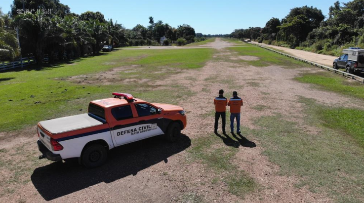 Defesa Civil mapeia pistas de pouso no Pantanal para apoio no combate aos inc�ndios