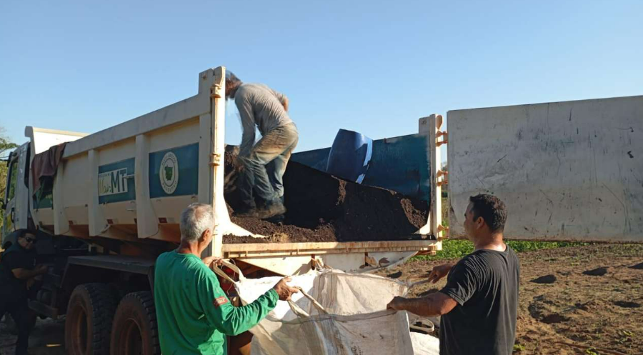 Pequenos produtores de V�rzea Grande recebem apoio t�cnico e insumos