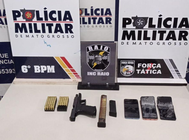 Adolescentes s�o apreendidos com arma e mais de 100 muni��es em C�ceres