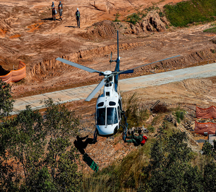 Ciopaer realiza aperfei�oamento de t�cnicas de resgate, salvamento e tiro embarcado em aeronave