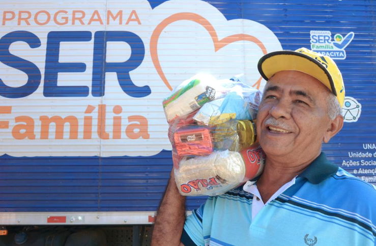 Governo de MT refora apoio s comunidades de Chapada dos Guimares com entrega de cestas e cobertores