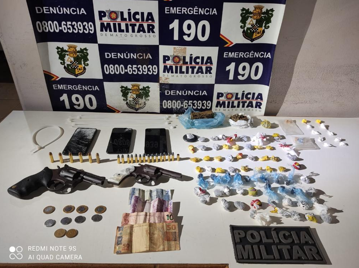 Faccionados s�o presos com maconha, armas e muni��es em Vila Bela da Sant�ssima Trindade