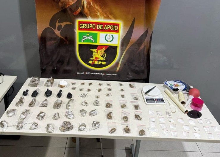 Mulher � presa com drogas que seriam levadas a faccionado em pres�dio de Cuiab�