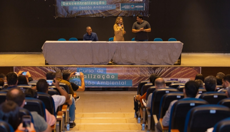 Jaciara sedia pela primeira vez capacita��o estadual sobre descentraliza��o da gest�o ambiental