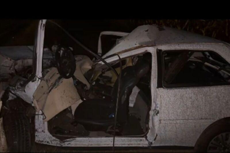 Idoso morre aps coliso entre trs veculos na BR-364 em Campo Novo do Parecis
