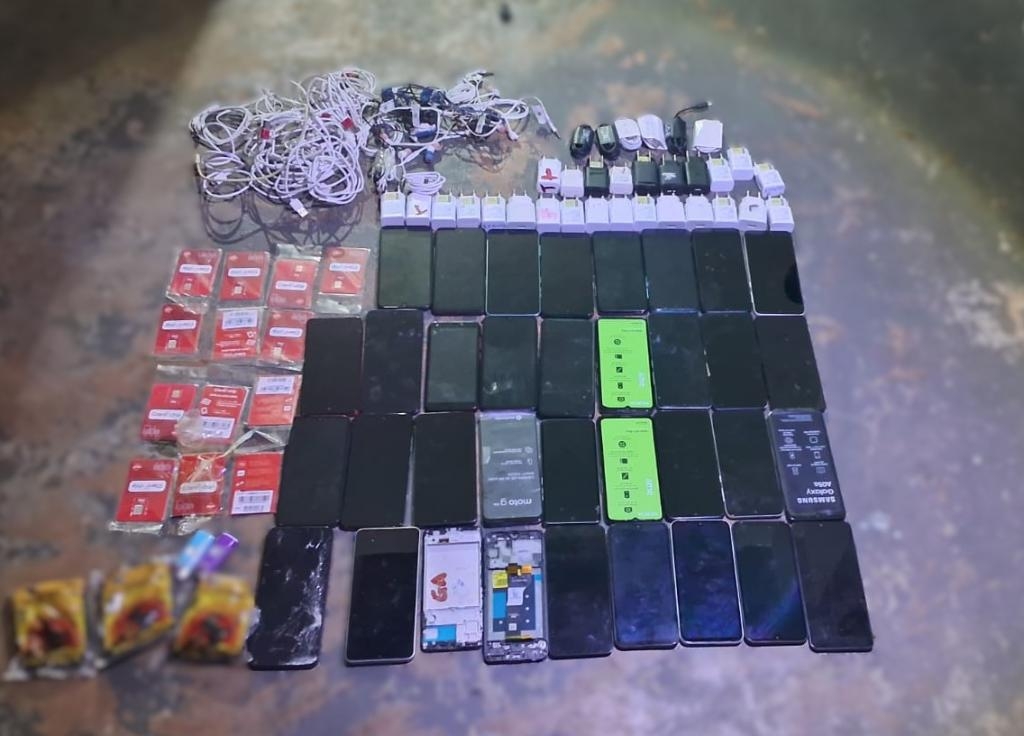 Secretaria de Justi�a realiza 405 opera��es e retira 2.387 celulares de unidades do Sistema Penitenci�rio estadual