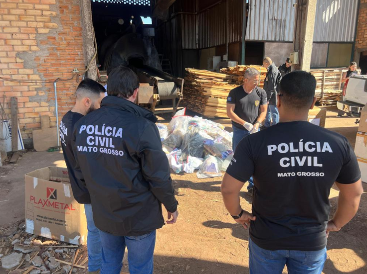 Pol�cia Civil incinera 200 quilos de drogas apreendidas em 2024 e 2025 em Sinop