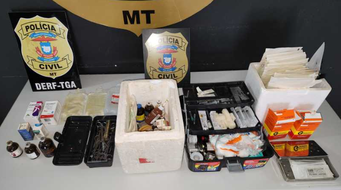 Pol�cia Civil flagra homem realizando castra��es clandestinas em Tangar� da Serra