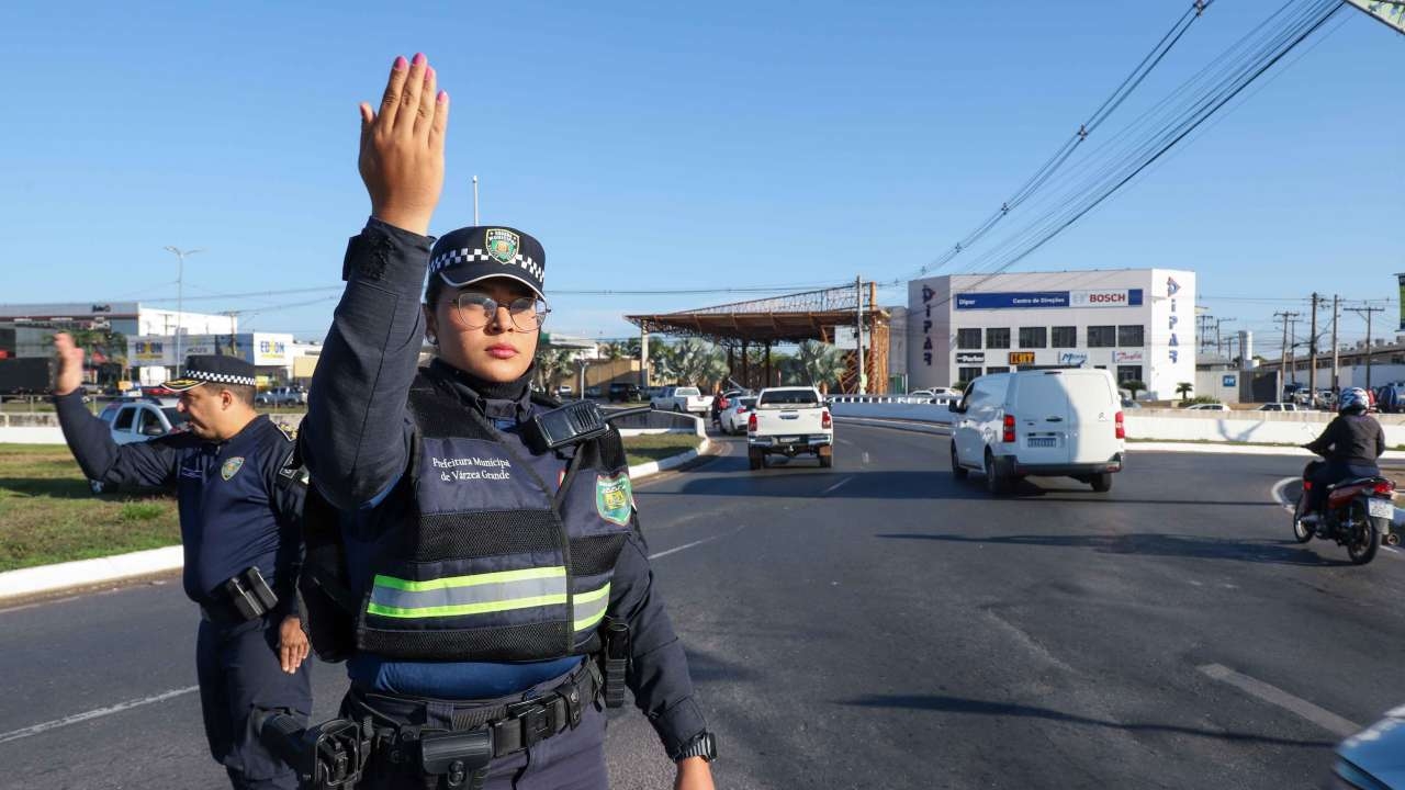 GM lana operao para garantir fluidez no trnsito nas principais avenidas de Vrzea Grande