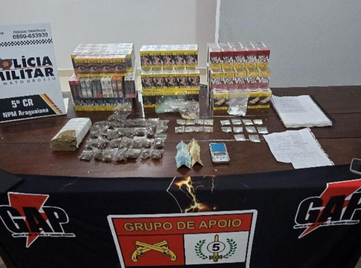 Mulher � presa por tr�fico, contrabando e abandono de incapaz em Araguaiana