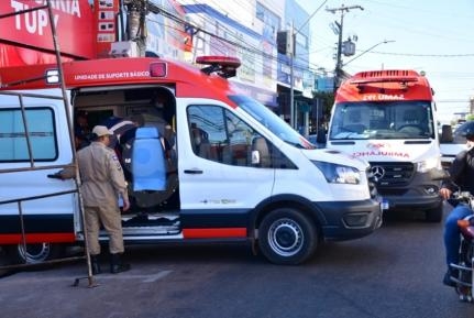 Trabalhador fica em estado grave ap�s cair de altura de 5 metros
