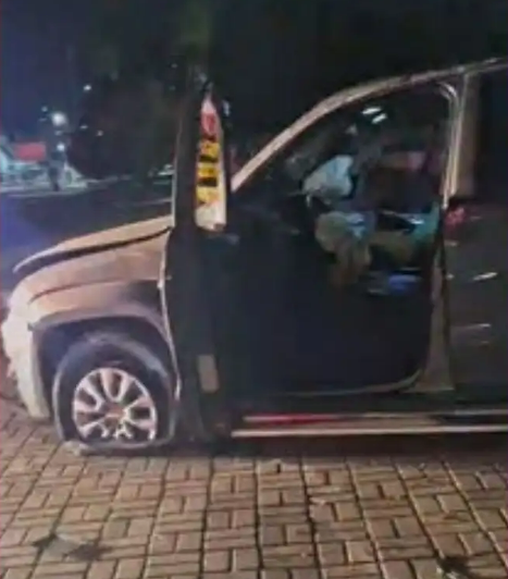 Promotor de eventos � detido ap�s furar blitz da Lei Seca e capotar ve�culo em Cuiab�