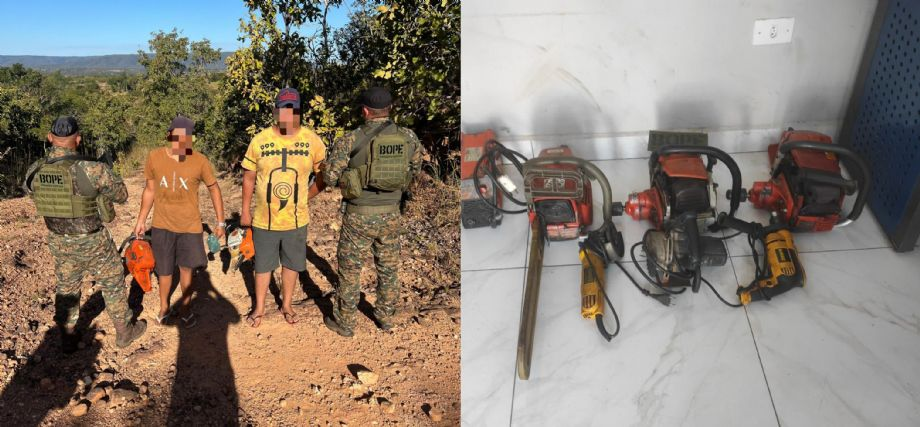 Suspeitos de furtar ch�cara s�o presos e objetos s�o recuperados em Acorizal